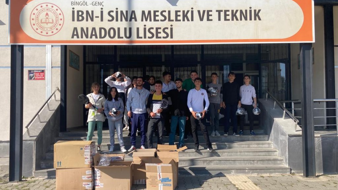 İstanbul Beşiktaş Belediyesi tarafından okulumuza hibe edilen materyaller